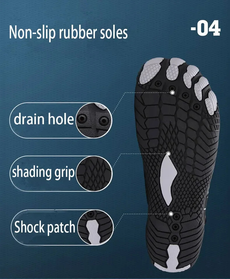 Unisex Aqua Shoes – Quick-Dry Breathable Water Sneakers