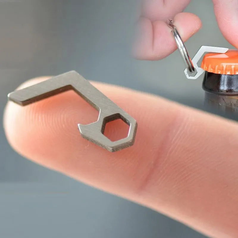 Mini EDC Bottle Opener Keyring – Lightweight Pocket Tool