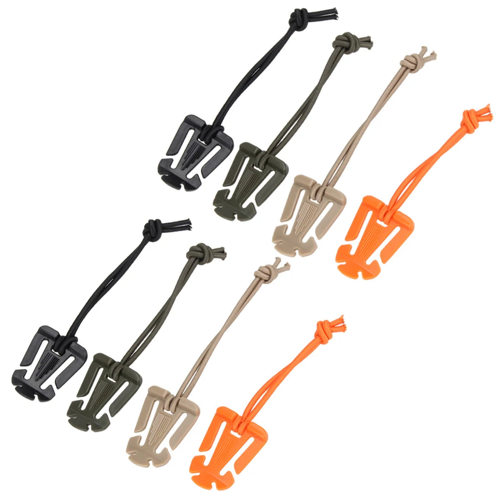 2-Pack Nylon Carabiner Clips – Outdoor Backpack & Camping Hooks