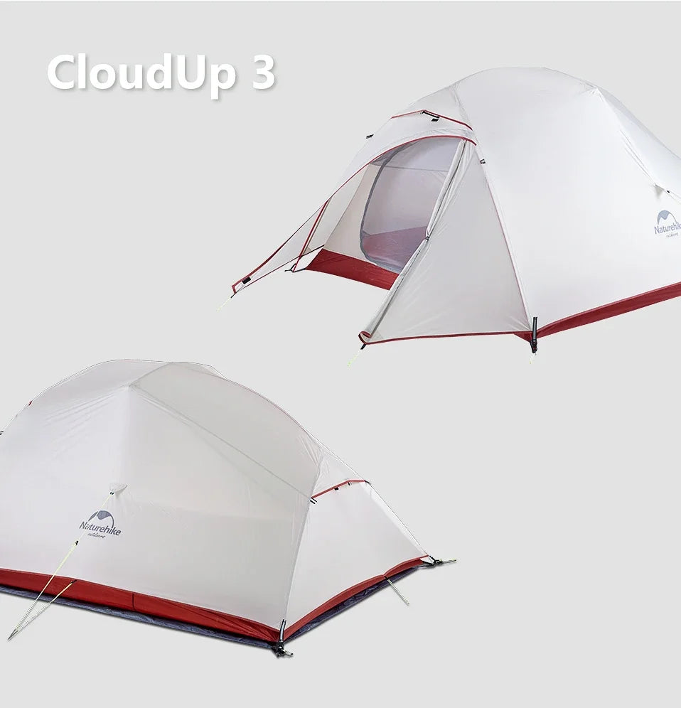 Naturehike 2-Person Waterproof Trekking Tent – Lightweight 3-Season Outdoor Shelter