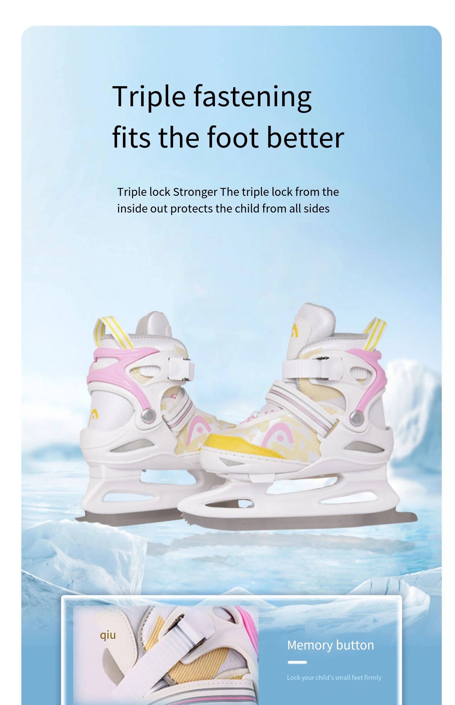 Adjustable Kids’ Figure & Ice Hockey Skates – Beginner to Pro