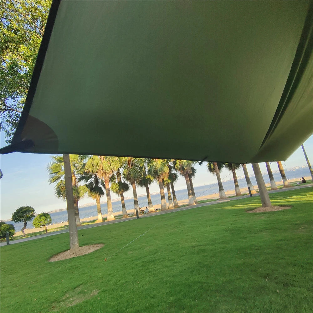 Waterproof Tent Tarp – Lightweight Outdoor Camping Sun Shelter