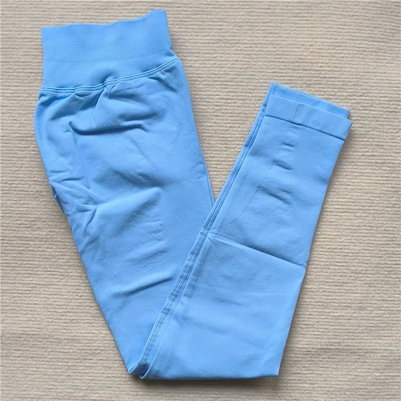 Seamless High-Elastic Yoga Leggings – Butt-Lifting Fitness Tights