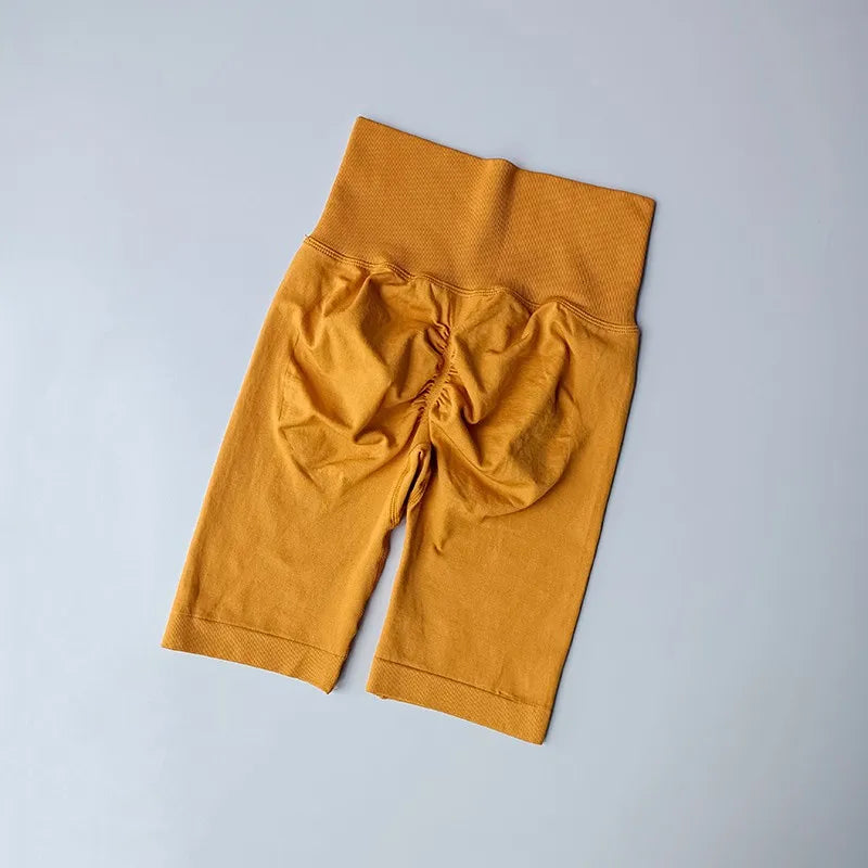 High-Waist Women’s Yoga & Fitness Shorts – Hip Push-Up Quick-Dry