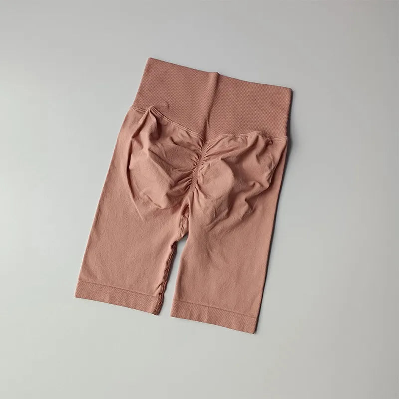 High-Waist Women’s Yoga & Fitness Shorts – Hip Push-Up Quick-Dry