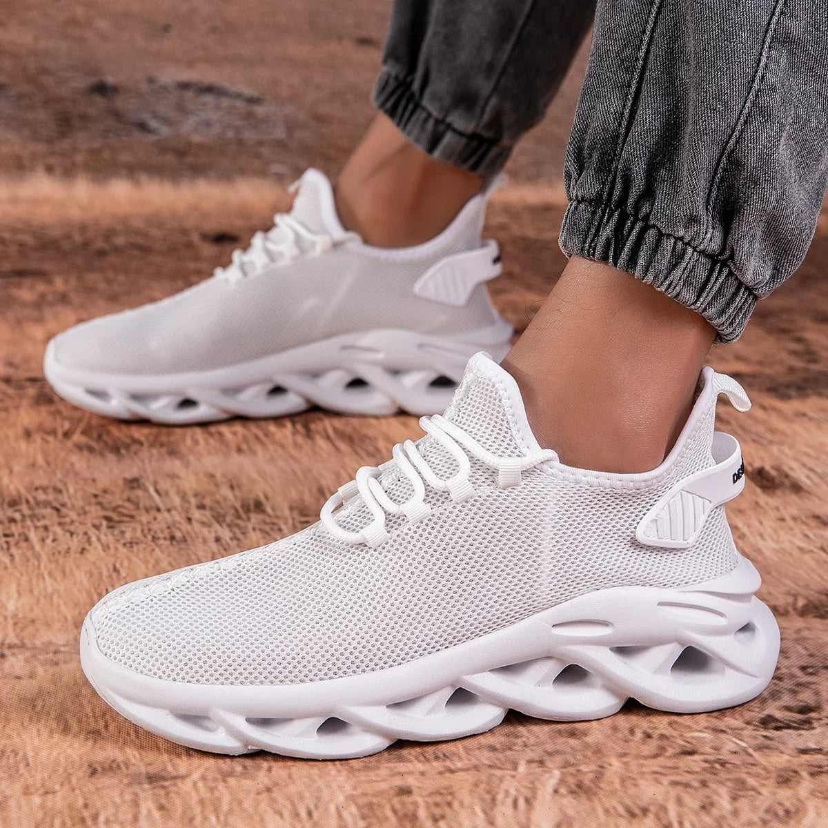 Men’s Casual Breathable Sneakers – Lightweight Running & Walking Shoes