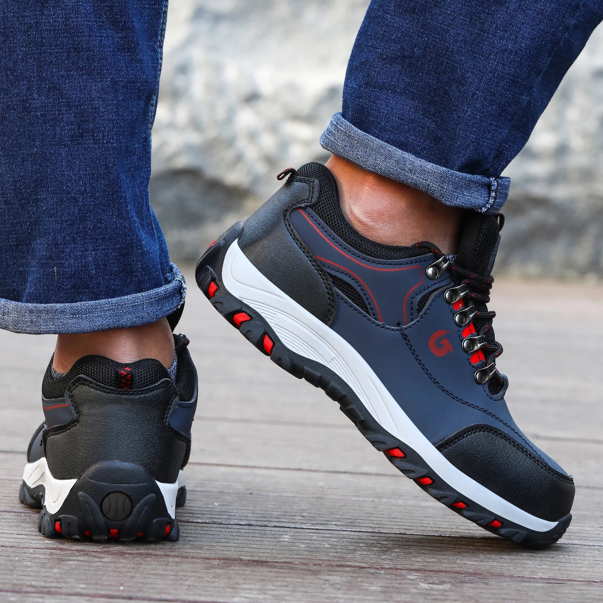 Men’s Steel Toe Work Boots – Puncture-Proof Safety Shoes