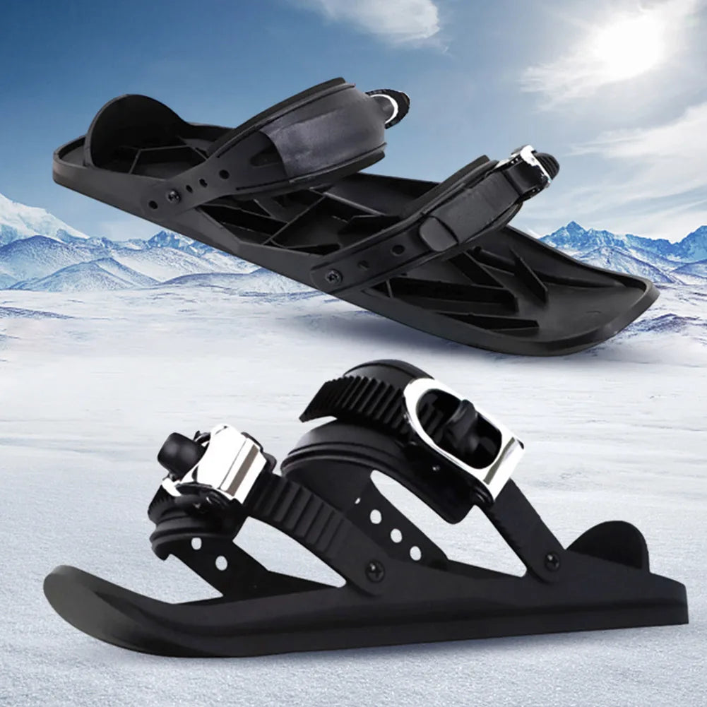 Mini Adjustable Short Ski Skates – Winter Outdoor Skiboards