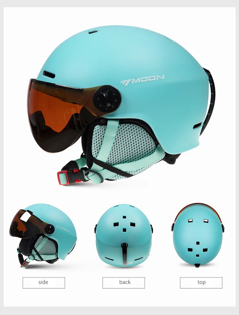 Ski Helmet with Snow Visor – Safety Gear for Winter Sports
