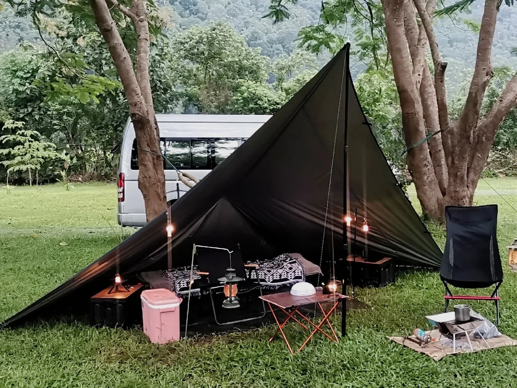 Waterproof Tent Tarp – Lightweight Outdoor Camping Sun Shelter