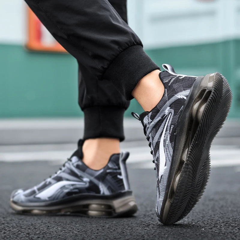 Men’s Basketball Shoes – Air Cushion, Non-Slip & Shock-Absorbing