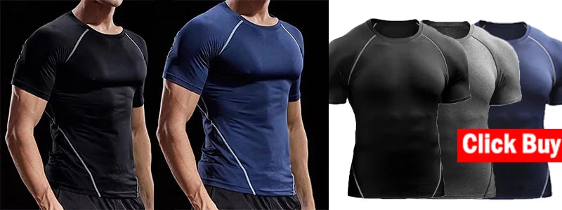 Men’s Quick-Dry Running T-Shirt – Summer Sports & Gym Tee