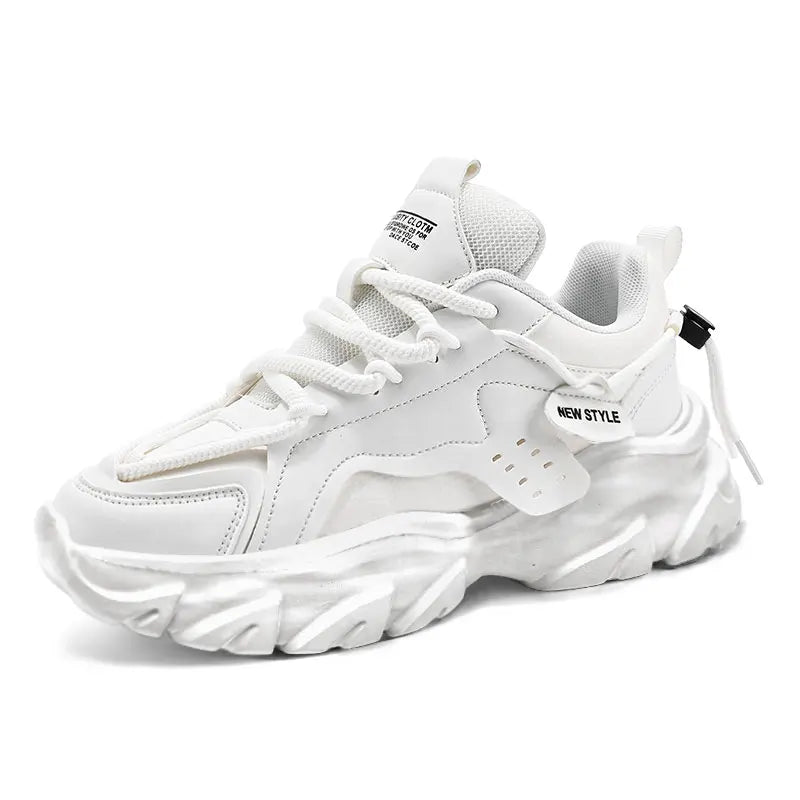 Men’s Breathable Thick-Soled Sneakers – Comfortable Casual & Running Shoes