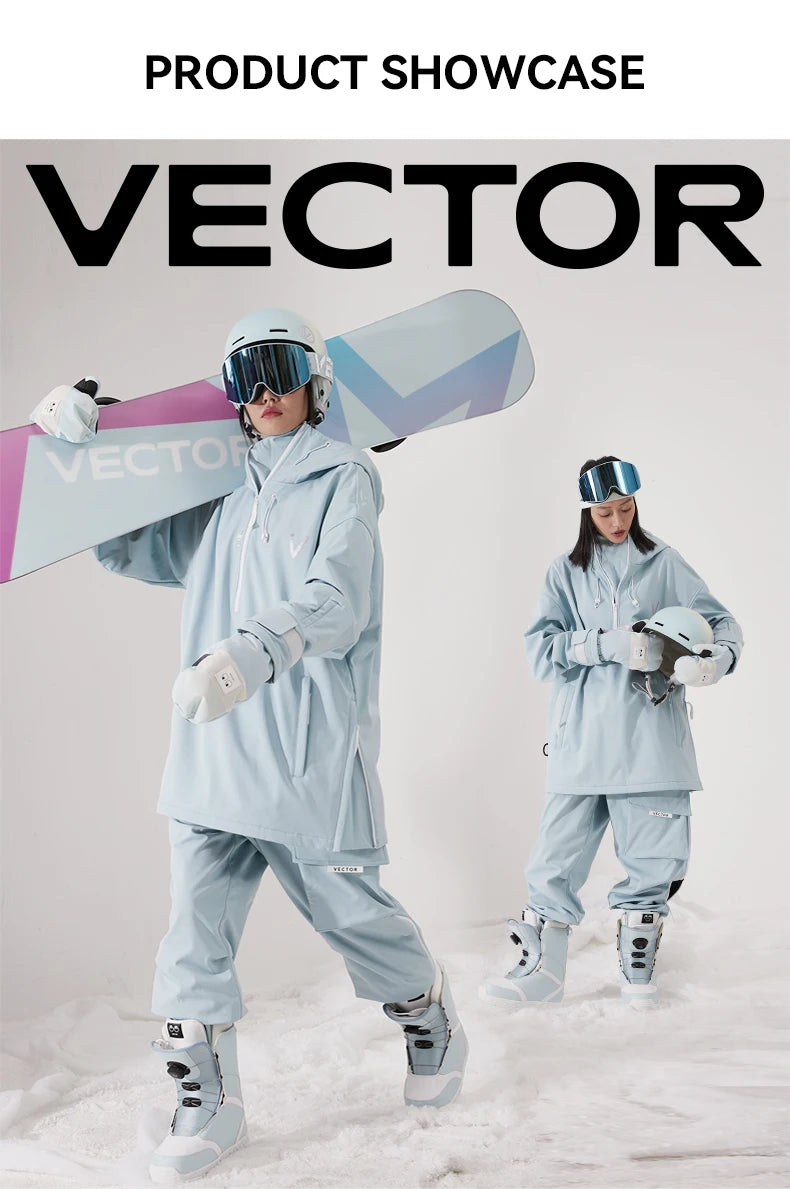 Unisex Ski Jacket & Pants Set – Waterproof Winter Snow Sports Outfit