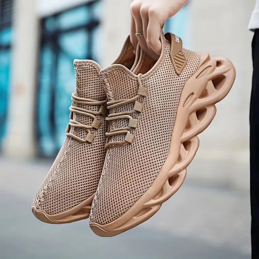Men’s Casual Breathable Sneakers – Lightweight Running & Walking Shoes