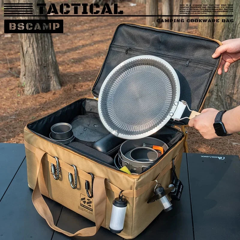 30–42L Tactical Camping Storage Bag – Insulated Waterproof Box