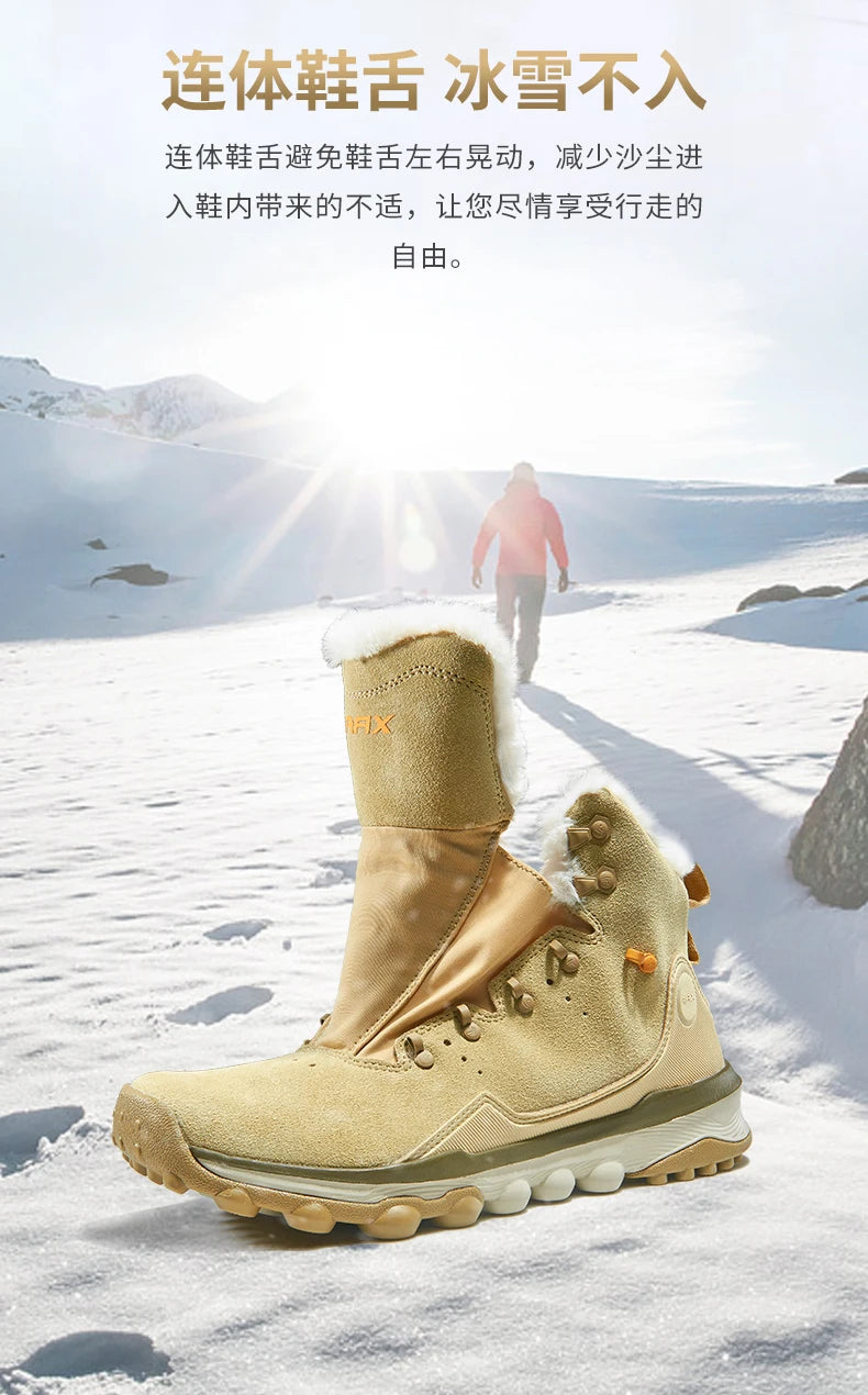 Waterproof Winter Hiking Shoes – Men’s Outdoor Snow Boots