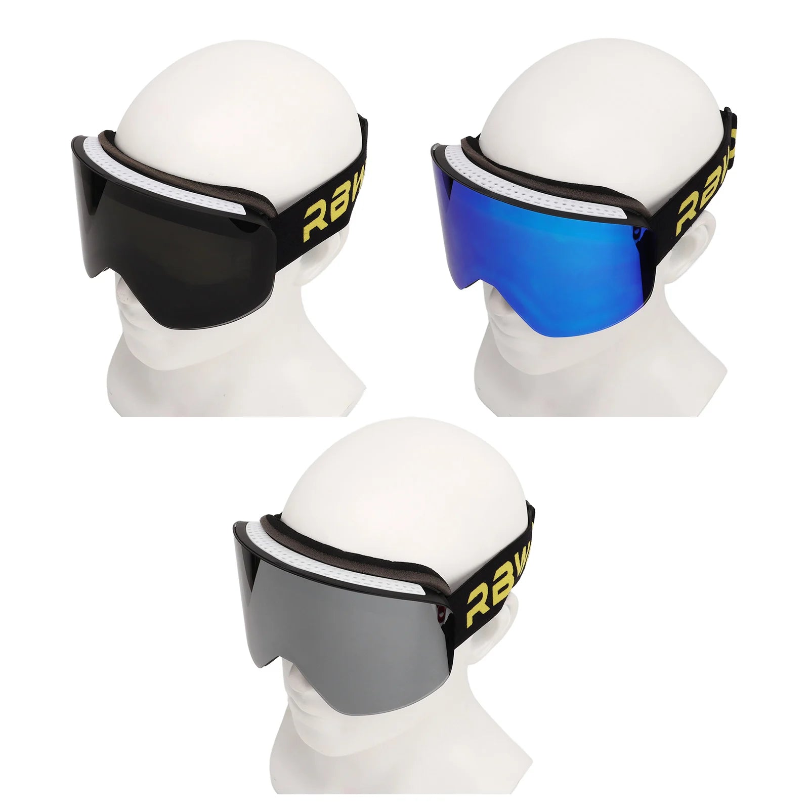 Magnetic Ski Goggles – Anti-Fog UV Snowboard OTG Goggles