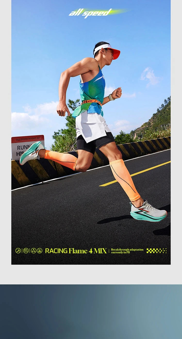 Flame 4.0 MIX Men’s Running Shoes – Carbon Plate Racing Sneakers