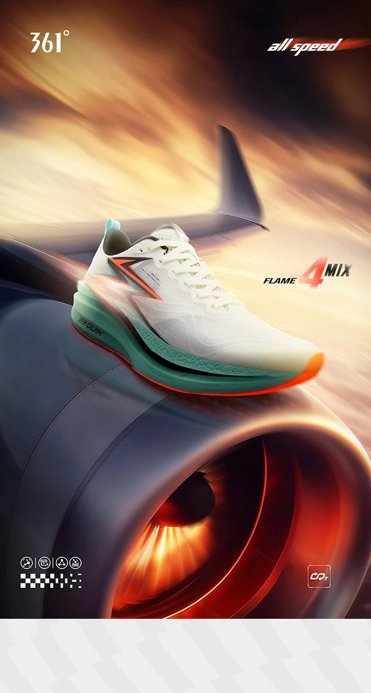 Flame 4.0 MIX Men’s Running Shoes – Carbon Plate Racing Sneakers