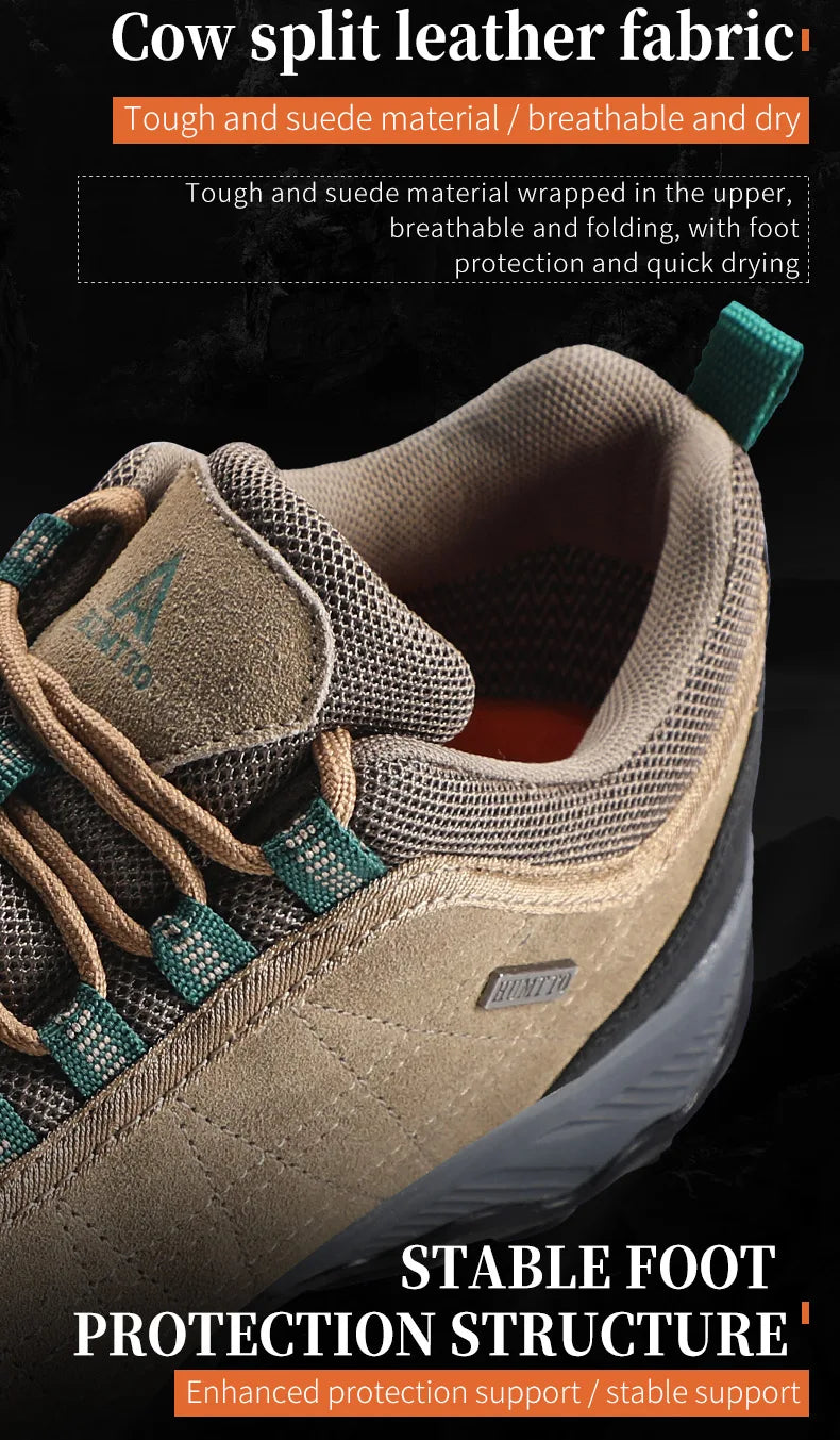 Men’s Luxury Leather Hiking & Trekking Shoes – Winter Outdoor Sneakers