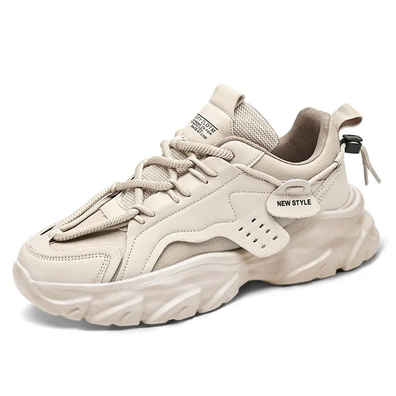 Men’s Breathable Thick-Soled Sneakers – Comfortable Casual & Running Shoes