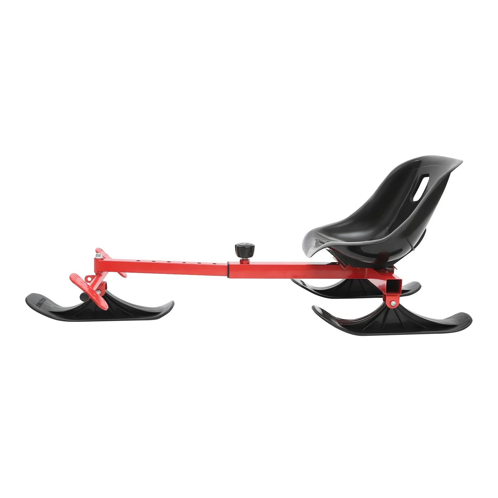 Snow Racer PE Triangular Ski Scooter – Red & Black, Ages 3+