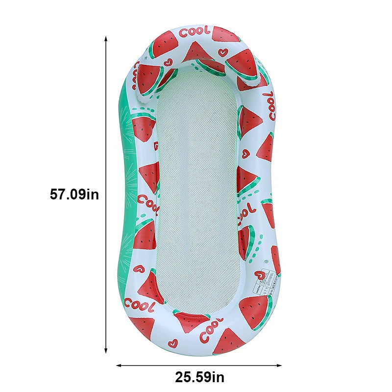 Rooxin Inflatable Water Hammock – Pool & Beach Float Bed