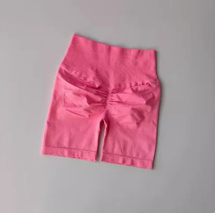 High-Waist Women’s Yoga & Fitness Shorts – Hip Push-Up Quick-Dry