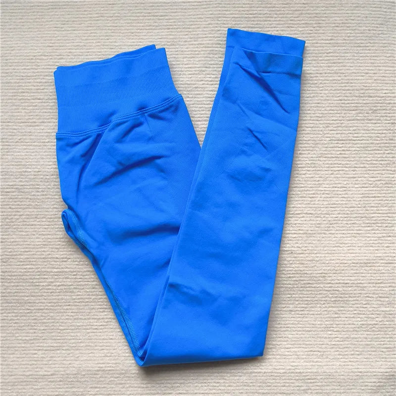 Seamless High-Elastic Yoga Leggings – Butt-Lifting Fitness Tights