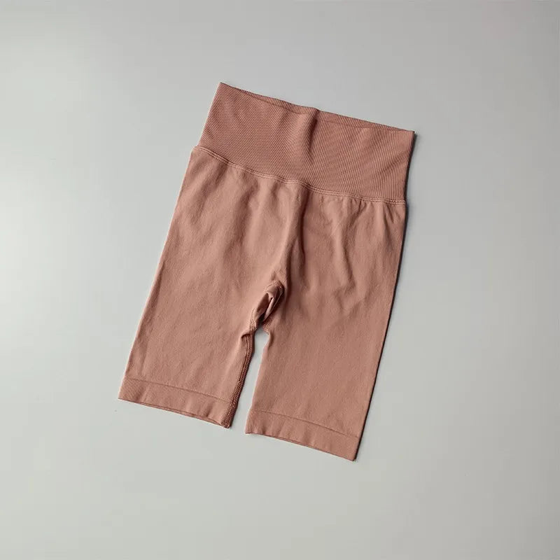 High-Waist Women’s Yoga & Fitness Shorts – Hip Push-Up Quick-Dry