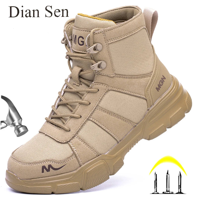 Indestructible Steel Toe Work Boots – Men & Women Safety Shoes