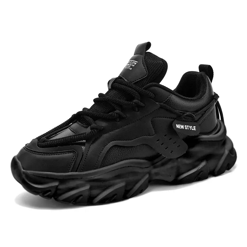 Men’s Breathable Thick-Soled Sneakers – Comfortable Casual & Running Shoes