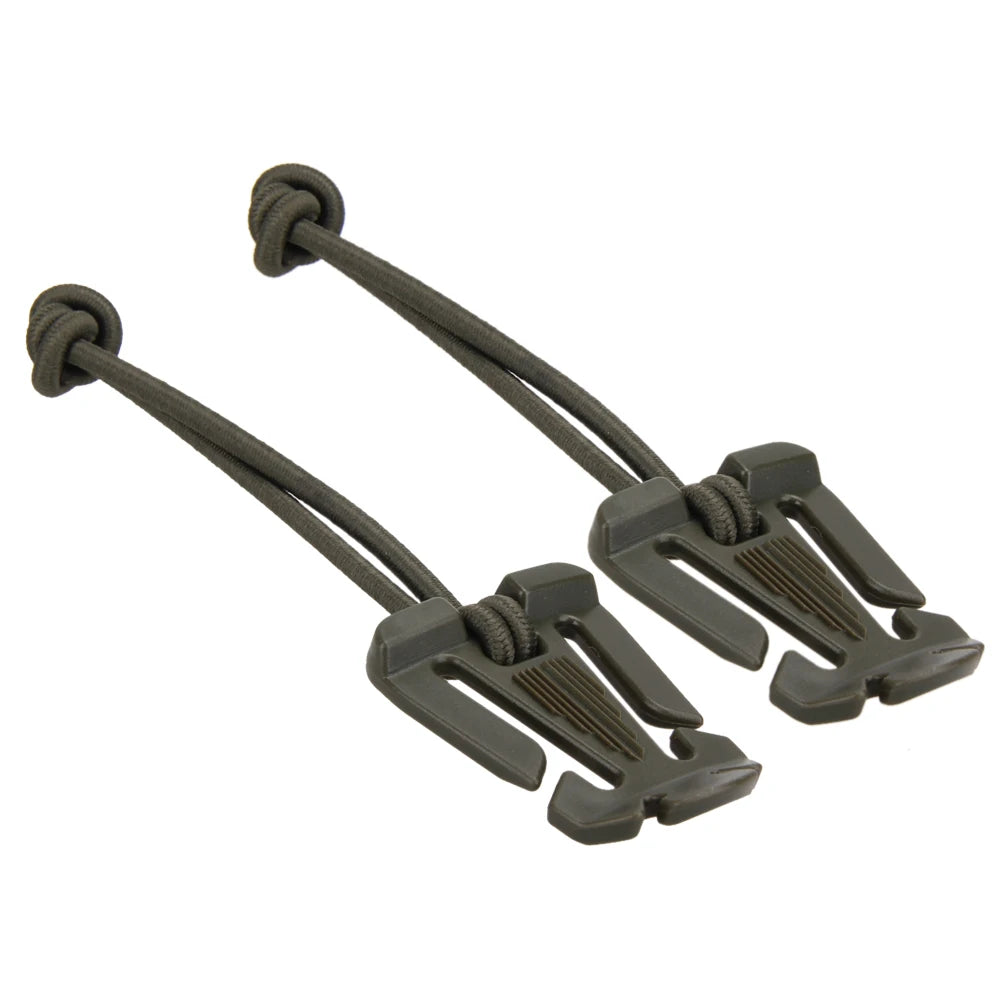 2-Pack Nylon Carabiner Clips – Outdoor Backpack & Camping Hooks