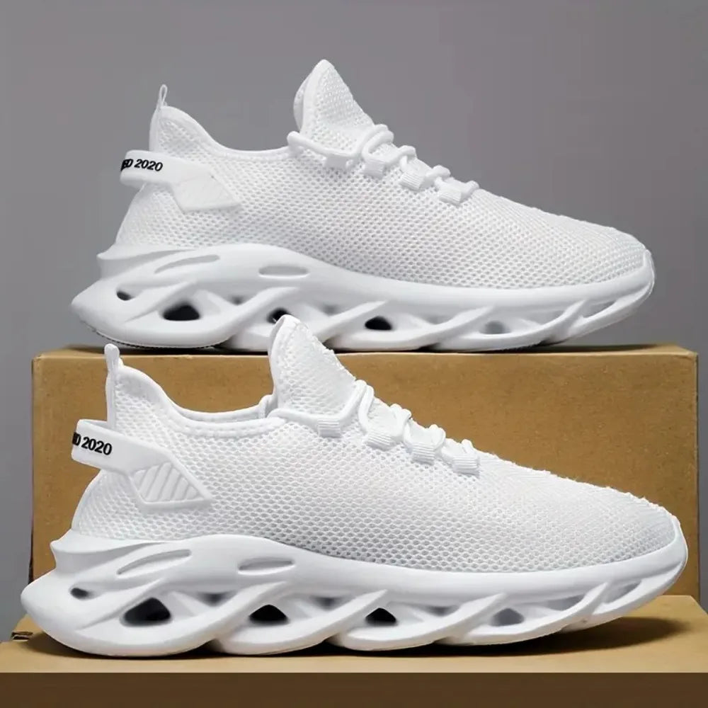 Men’s Casual Breathable Sneakers – Lightweight Running & Walking Shoes