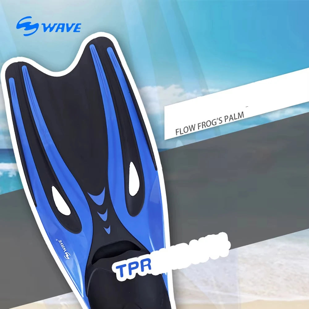 Professional Diving Fins – Flexible Non-Slip Swim Flippers