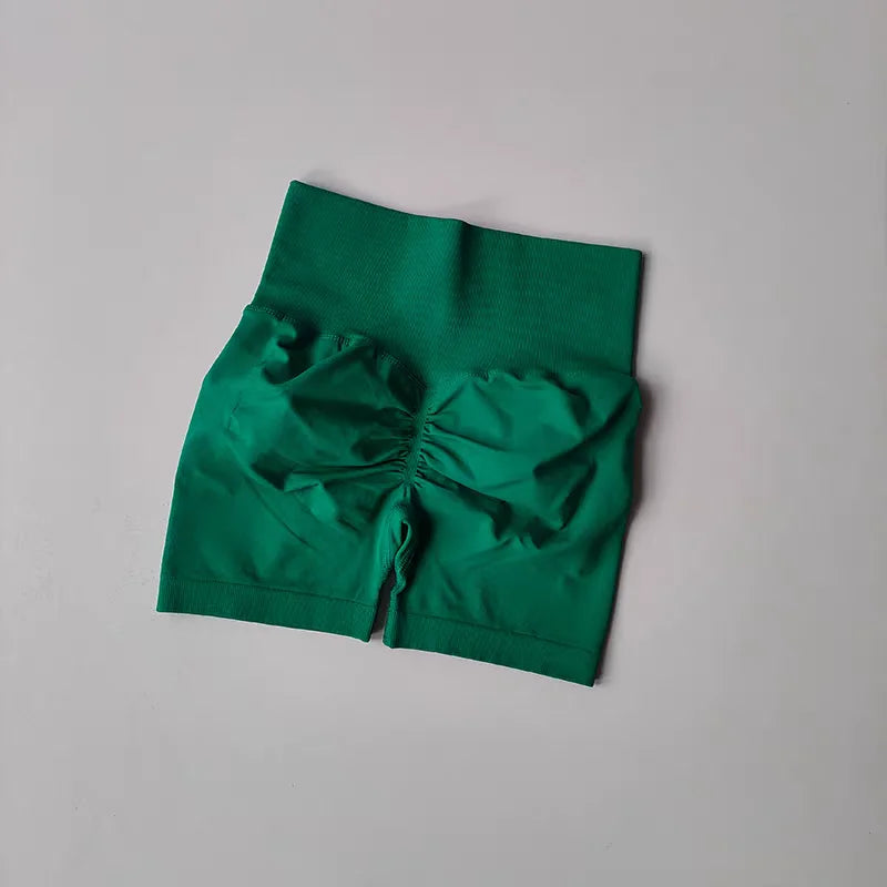 High-Waist Women’s Yoga & Fitness Shorts – Breathable Workout Shorts