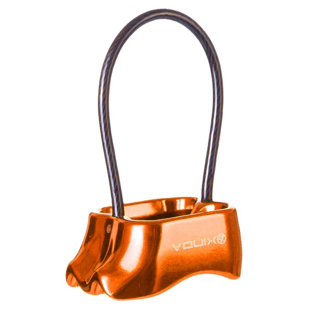 RMOJOYCE ATC Belay Device – 25kN Aluminum Rock Climbing Descender