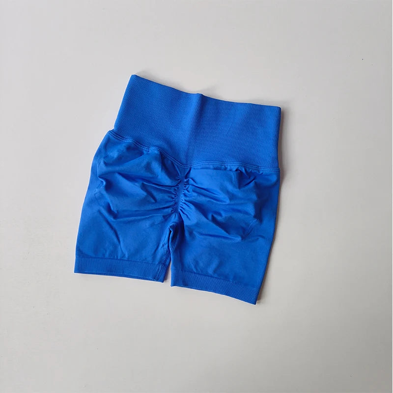 High-Waist Women’s Yoga & Fitness Shorts – Breathable Workout Shorts