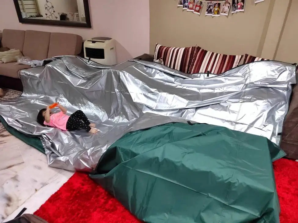 Waterproof Tent Tarp – Lightweight Outdoor Camping Sun Shelter