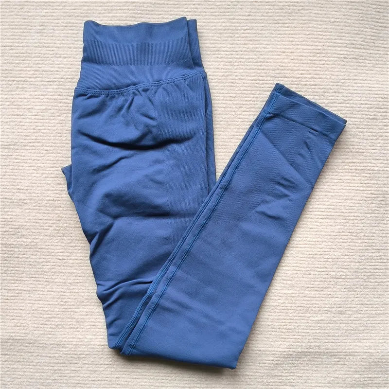 Seamless High-Elastic Yoga Leggings – Butt-Lifting Fitness Tights