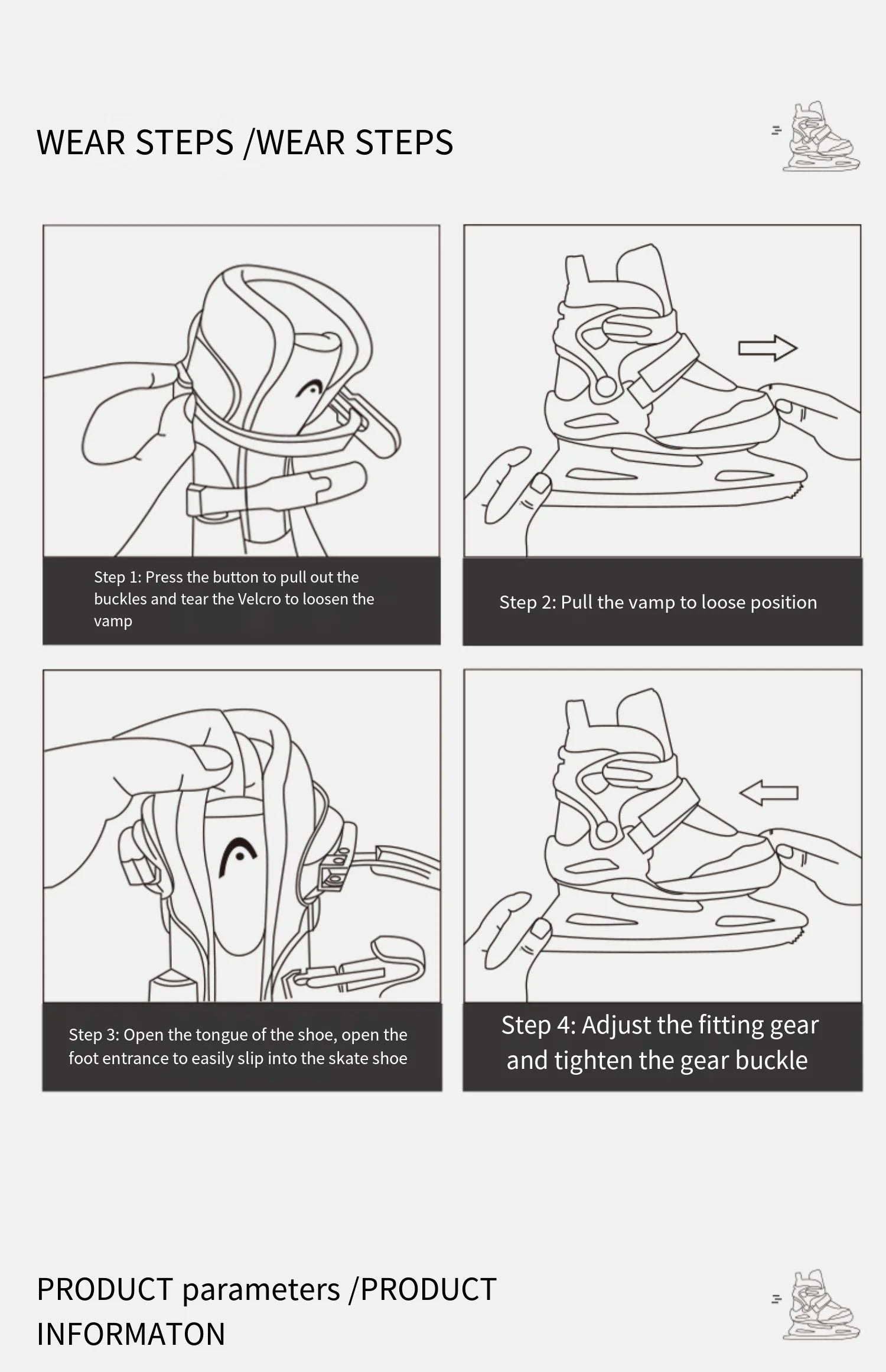 Adjustable Kids’ Figure & Ice Hockey Skates – Beginner to Pro