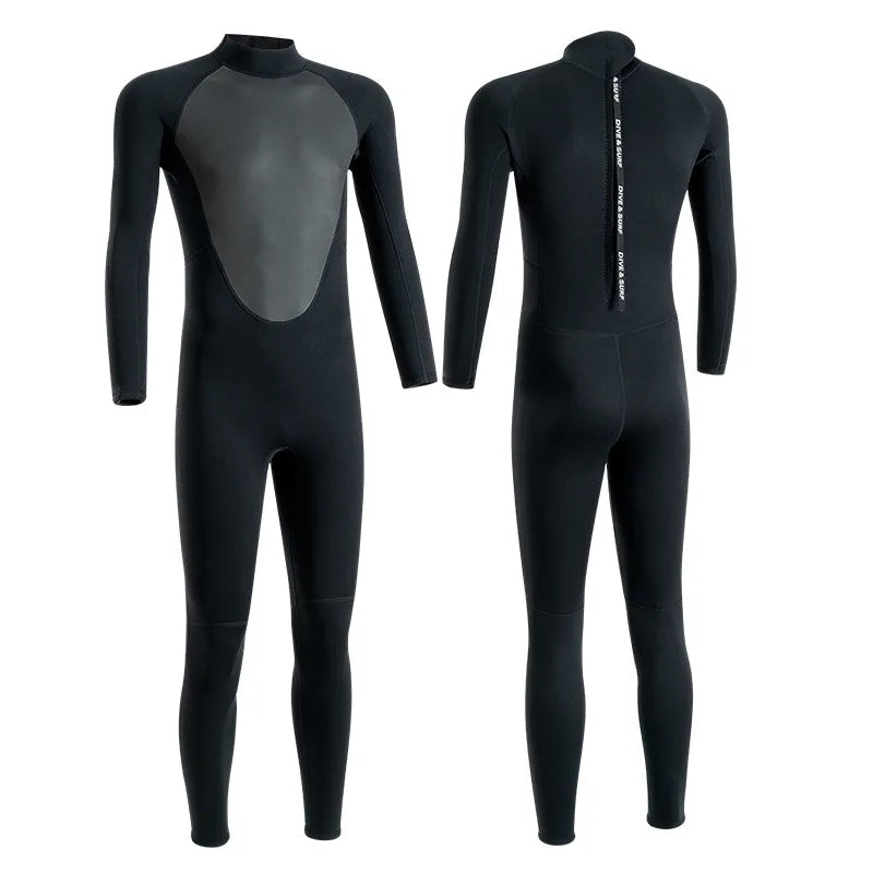 3mm Neoprene Wetsuit – Men’s Full Diving & Surfing Suit