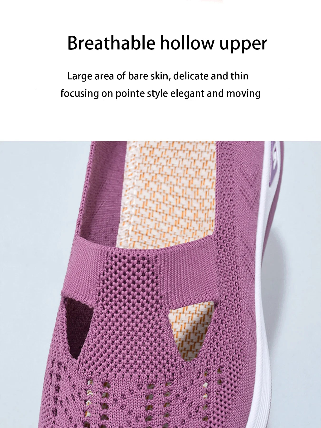 Women’s Solid Color Breathable Sneakers – Low-Top Casual Shoes