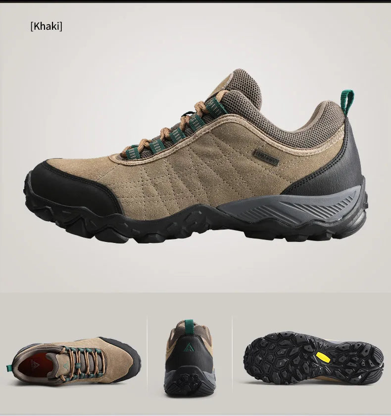 Men’s Luxury Leather Hiking & Trekking Shoes – Winter Outdoor Sneakers