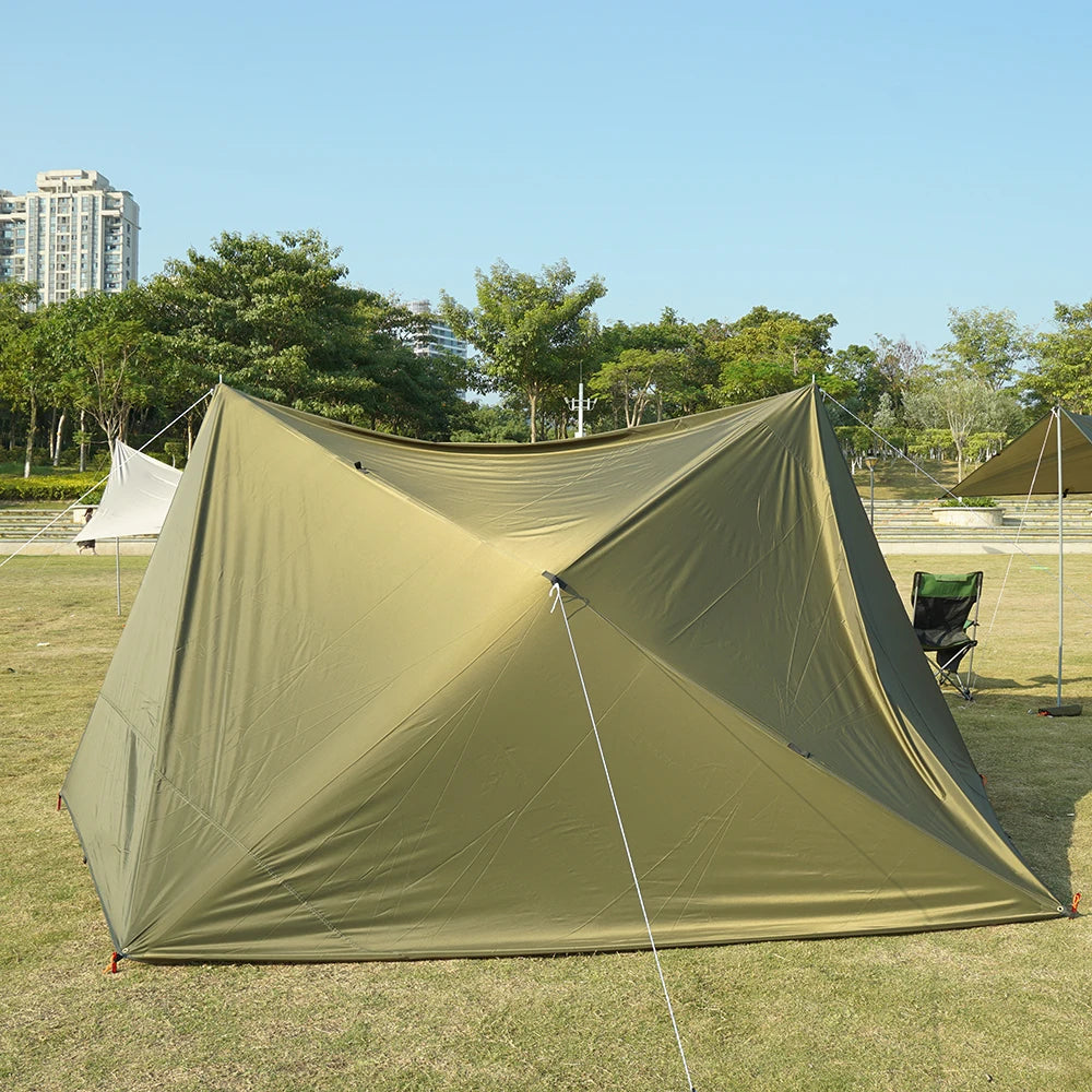 Waterproof Tent Tarp – Lightweight Outdoor Camping Sun Shelter