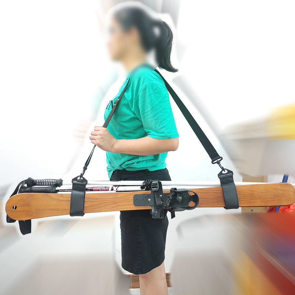 Adjustable Ski Board Shoulder Strap – Portable Carrying Sling