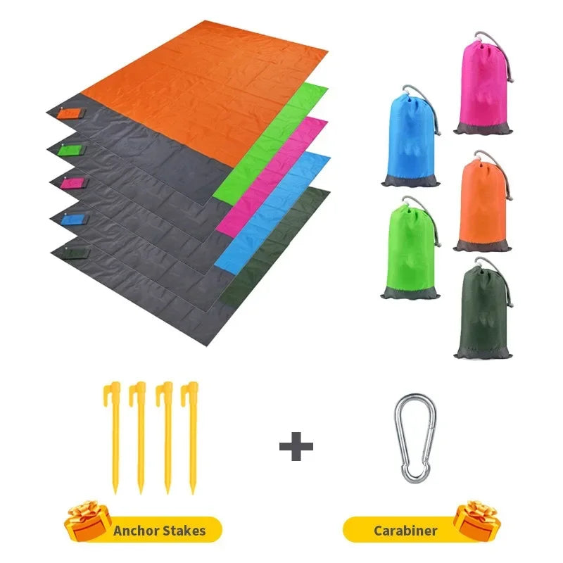 Waterproof Folding Beach & Picnic Mat – Lightweight Outdoor Blanket
