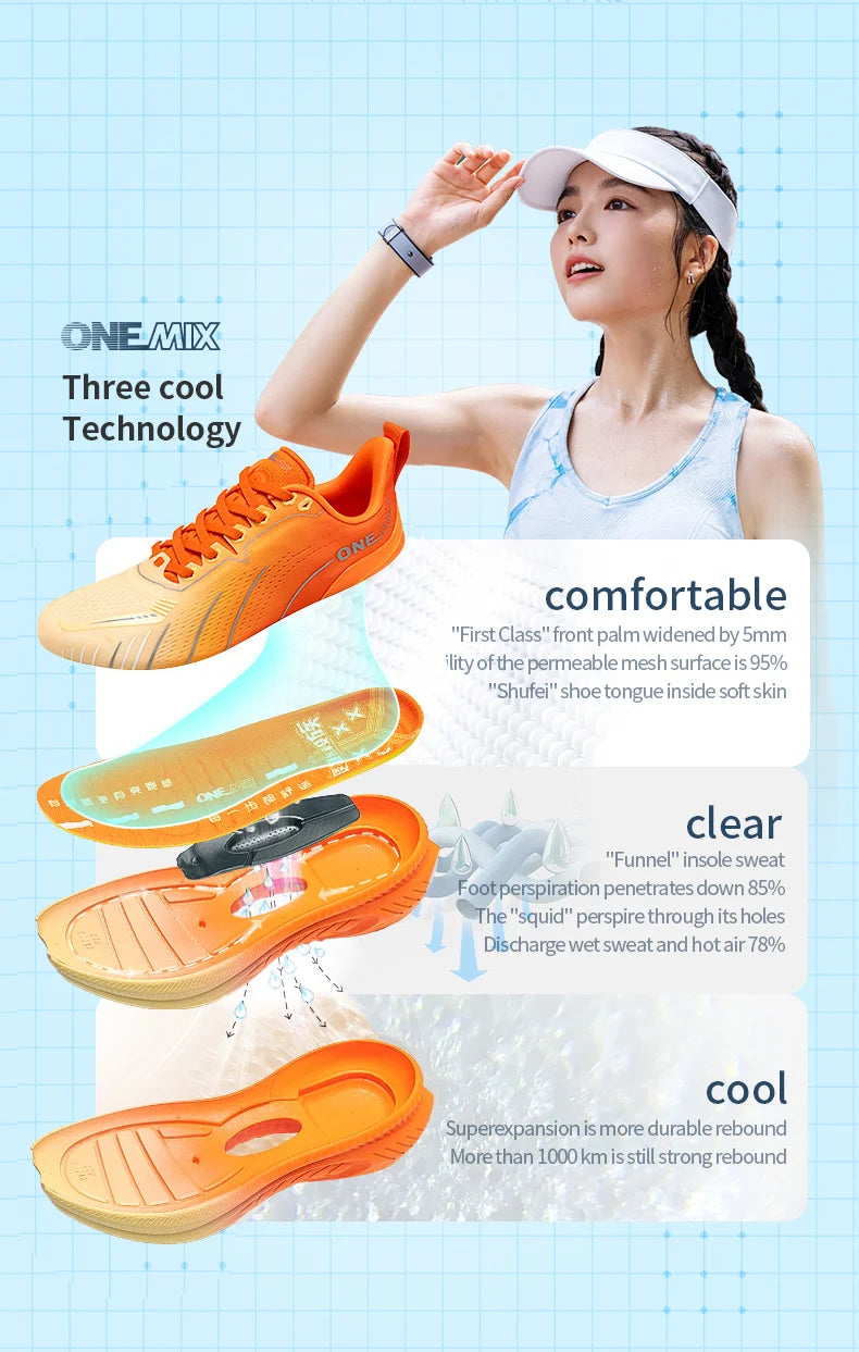 Cushioning Running Shoes – Men’s & Women’s Non-Slip Athletic Sneakers