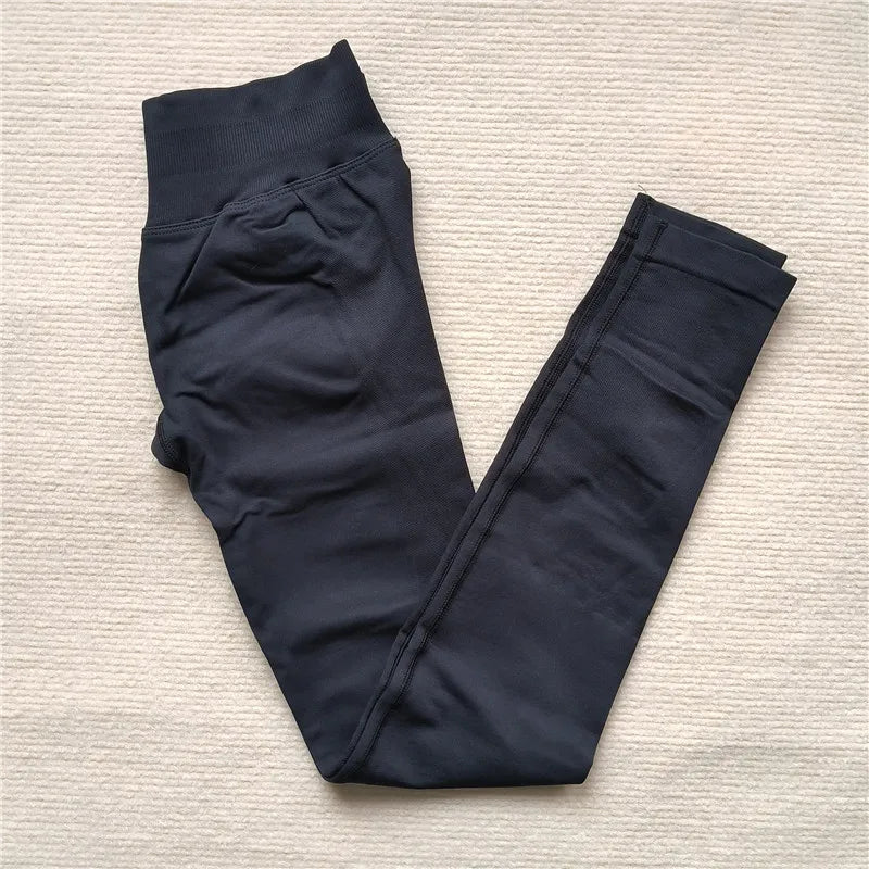 Seamless High-Elastic Yoga Leggings – Butt-Lifting Fitness Tights